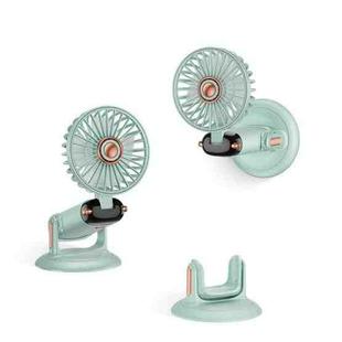 360-Degree Rotation Foldable Handheld Desk Fan Wall Mounted Rechargeable Portable Mini Fan(Green)