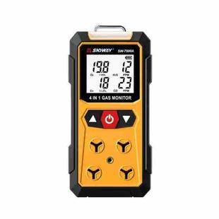 SNDWAY SW7500A 4 In 1 Gas Detector Combustible Gas Oxygen Hydrogen Sulfide Toxic and Harmful Detection Explosion-proof, Spec: Standard