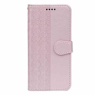 For Nokia 235 4G (2024) Phone Case Wallet with Magnetic Closure, Stand Feature & Checkered Print PU Leather Cover(Rose Gold)