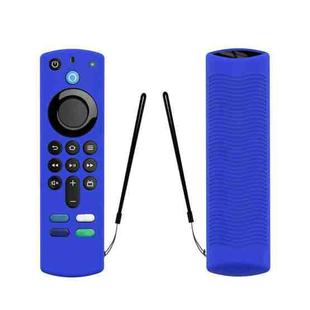 For Amazon ALEXA Voice Remote 3rd Gen Remote Control Silicone Protective Cover(Blue)