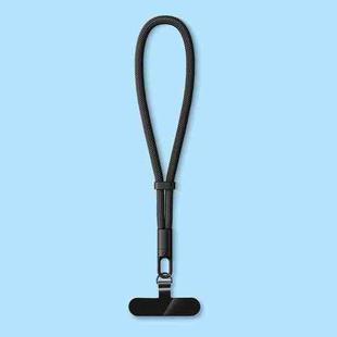 Smartphone Lanyard with Adjustable Wrist Strap Self-Locking 360-degree Rotating Anti-Tangle Design With TPU Clip(Black)