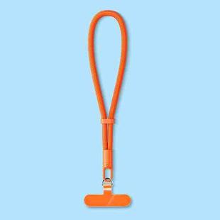 Smartphone Lanyard with Adjustable Wrist Strap Self-Locking 360-degree Rotating Anti-Tangle Design With TPU Clip(Orange)