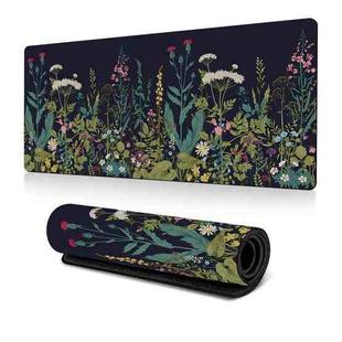 Flowers and Trees Themed Mouse Pad Desk Mat For Office/Gaming 300x600x2mm(No.2)