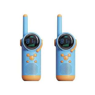 D22 1pair Children Handheld Wireless Walkie Talkie Parent-Child Outdoor Wireless Talking Toys(Blue+Blue)