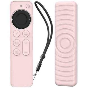 For Apple TV Siri Remote 2 / 3 AhaStyle PT167 Remote Control Silicone Protective Case(Pink)