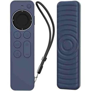 For Apple TV Siri Remote 2 / 3 AhaStyle PT167 Remote Control Silicone Protective Case(Blue)