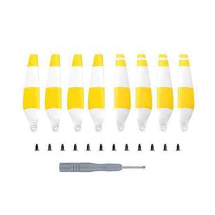 For DJI Mini 3 Drone 8pcs /Set 6030F Propeller Blades Low Noise Wings With Screwdrivers, Color: Yellow 