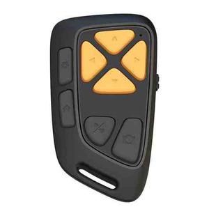 Smartphone Wireless Bluetooth Remote Control Camera Shutter E-Book Page Turner, TikTok Shorts Likes(Black)