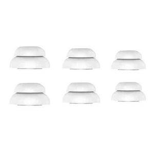 For AirPods Pro / Pro 2 AhaStyle PT99-2 Earphone Silicone Earbuds, Size: S+M+L(White)