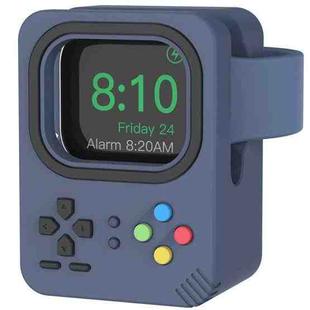 For Apple Watch AhaStyle DD05 Silicone Mini Charging Stand, Without Charger(Blue)