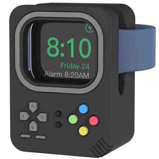 For Apple Watch AhaStyle DD05 Silicone Mini Charging Stand, Without Charger(Black)