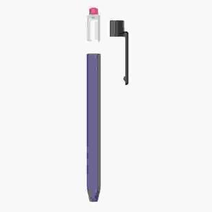 For Apple Pencil USB-C AhaStyle PT180-K Stylus Retro Anti-slip Protection Case(Dark Blue)