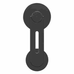 AhaStyle WG26-5 Aluminum MagSafe Circle Magnetic Laptop Expansion Stand Portable Adjustable Phone Holder(Black)