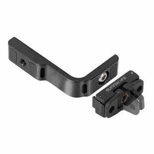 For Insta360 X5 / X4 Sunnylife X4-ZJ826 L-shape Conversion Bracket Magnetic Adaptor Expansion Accessory(Black)