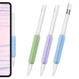 For Apple Pencil USB-C / 2  AhaStyle PT113-3 3pcs Silicone Pen Grip(Purple+Sky Blue+Green)