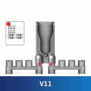 For Dyson V11 Vacuum Cleaner Wall Mount Storage Rack Accessory Holder Holds Up to 10 Attachments