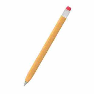 For Huawei M-Pencil 1 / 2 / 3 AhaStyle PT114-C Ultra-thin Pen Case, Color: Orange+Transparent Pen Cap