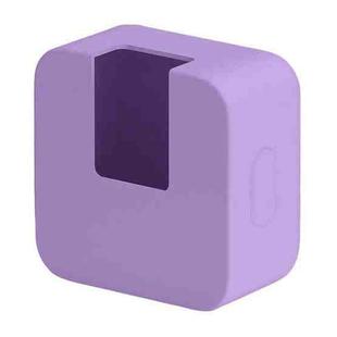 For MacBook Air 15.3 inch A2941 2023 JRC S8130 A2579 Dual C Port 35W Adapter Silicone Protective Case(Purple)