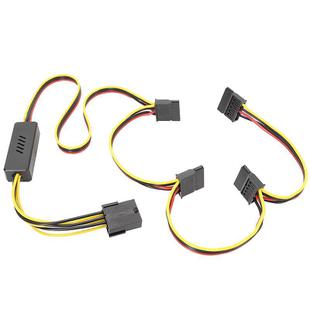 12V To SATA 1 To 4 Graphics Card To Hard Disk Drive Cable Hard Disk Drive Power Cable