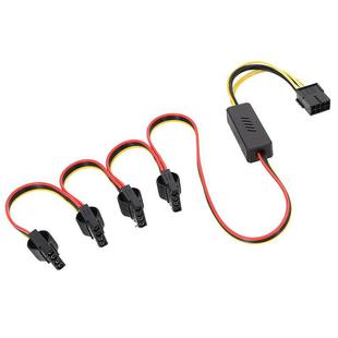 Graphics Card 8P To Big 4P 1 To 4 Graphics Card To Hard Disk Drive Cable Hard Disk Drive Power Cable