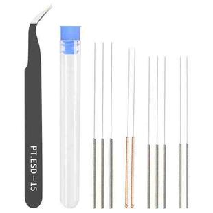 12 In 1 3D Printer Nozzle Cleaning Kit MK8 Nozzle 0.4mm Stainless Steel Cleaning Needle
