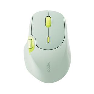 Rapoo MT560 3-Mode Wireless Bluetooth Mouse Ergonomic Desktop Laptop Mouse(Light Green)