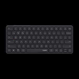Rapoo E9050L Tri-mode Bluetooth Wireless Keyboard Silent Laptop Keyboard(Dark Gray)
