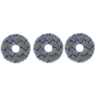 For ECOVACS Deebot T30 Pro / MAX Auto Sweeper Accessories, Spec: 3pcs Gray Wave Wipes
