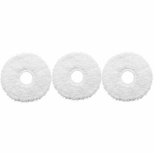 For ECOVACS Deebot T30 Pro / MAX Auto Sweeper Accessories, Spec: 3pcs White Wipes
