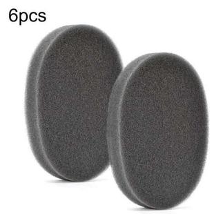6pcs /Pack Ear Cushions For 3M WorkTunes Connect Series Headphones Noise Isolating Foam Pads, Spec: Solid Type