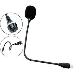 Flexible Gooseneck USB-C/Type-C Microphone with IC Chip for Laptop, Phone, Tablet,, Length: 25cm