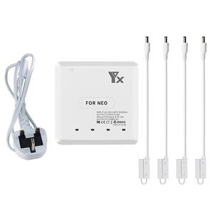 For DJI Neo Drone YX 6-port Battery Charger Charging Hub UK Plug