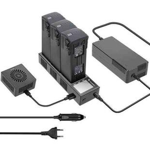For DJI Mavic 3 YX Battery Charger Discharger Hub 3-in-1 Smart Charging Station With Color Screen EU Plug