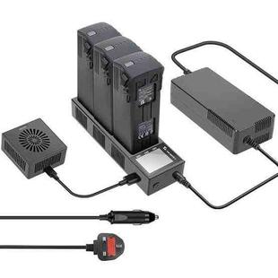 For DJI Mavic 3 YX Battery Charger Discharger Hub 3-in-1 Smart Charging Station With Color Screen UK Plug