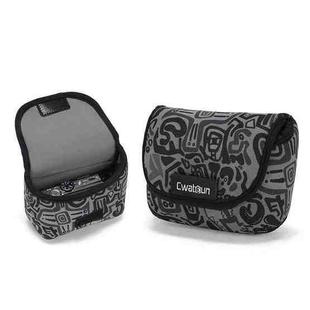 Cwatcun D200 Small Card Camera Bag Scratch-resistant Wear-resistant Portable Camera Bag(Camouflage)