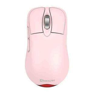 MKESPN Tri-Mode Wireless Gaming Mouse 24000 DPI, 6 RGB Lighting Modes, Rechargeable, Macro Programmable Pink