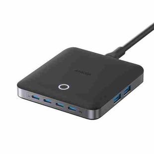 ANKER A2155  4 Type-C+2 USB Ports GaN Desktop Charging Dock 130W High-Power 6 In 1 Charger(Black)