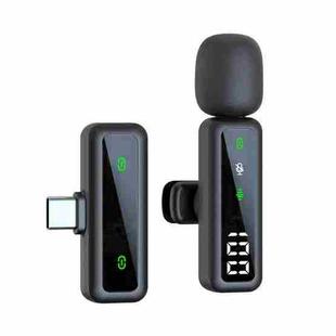 H67 Type-C Single Mic Live Noise Reduction Video Shooting Mini Mobile Phone Microphone Digital Wireless Lapel Microphone