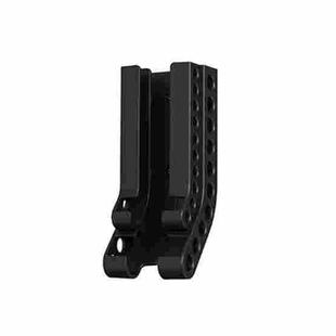 Wall-Mounted Battery Organizer Holds 10 AA & 10 AAA Batteries Space-Saving Battery Storage Rack(Black)