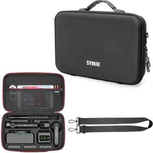 For Insta360 X5 / X4 Camera SYMIK Large Capacity Storage Bag Handbag Messenger Carrying Case(Black)