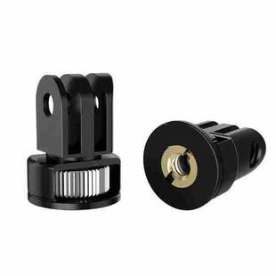 TFSM062 Three-Slot Adapter Camera Cage 360-Degree Rotating Connector Tripod 1/4 Inch Adapter