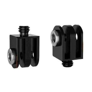 TFSM064 Three-Slot Adapter Camera Cage 360-Degree Rotating Connector Tripod 1/4 Inch Adapter