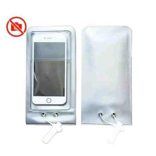 Privacy Phone Pouch with Locking Clasp Anti-Spy Photography Protection for Confidential Meetings & Workplace(Gray)