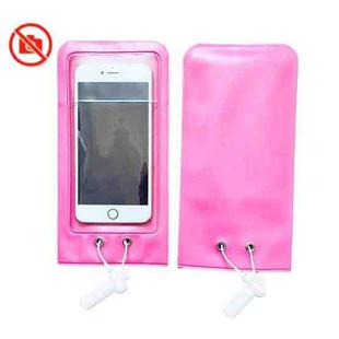 Privacy Phone Pouch with Locking Clasp Anti-Spy Photography Protection for Confidential Meetings & Workplace(Rose Red)