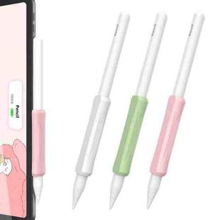 For Apple Pencil Pro / USB-C / 2 AhaStyle DD07 3pcs Silicone Pen Grip(White+Green+Pink)