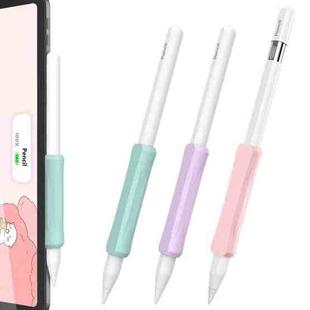 For Apple Pencil Pro / USB-C / 2 AhaStyle DD07 3pcs Silicone Pen Grip(Pink+Purple+Green)