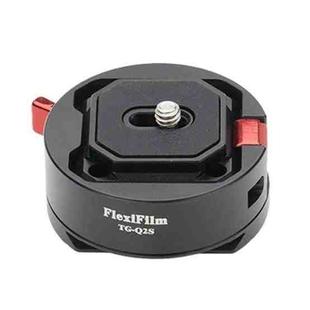 FlexiFilm TG-Q2S Aluminum Alloy Arca Quick Release Plate Gimbal Slide Rail Quick Release Parts(Red)