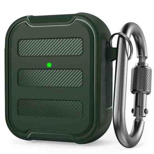 For AirPods 1 / 2 AhaStyle PT115-A TPU Split Case(Green)
