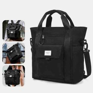 Tigernu 3 In 1 Backpack Female Should Bag Large Capacity Lightweight Tote with 14-inch Laptop Compartment(Black)