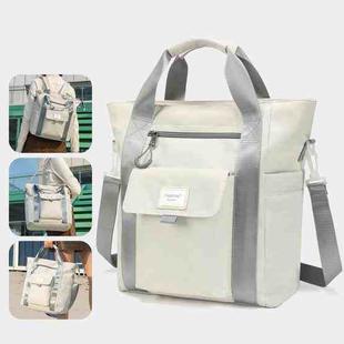 Tigernu 3 In 1 Backpack Female Should Bag Large Capacity Lightweight Tote with 14-inch Laptop Compartment(White)